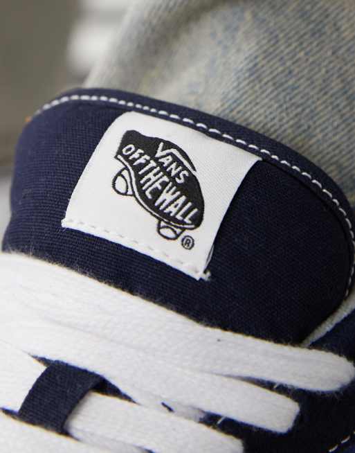Vans Knu Skool sneakers in navy and white, 3 of 5