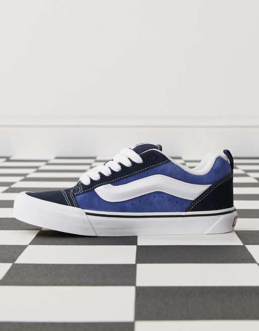 Vans Knu Skool sneakers in navy and white, 5 of 5