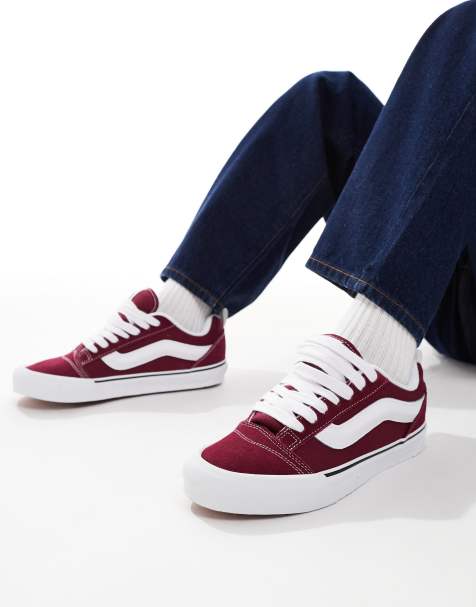 Vans - Knu Skool - Sneakers in rood - view 1