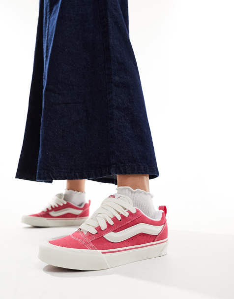 Vans - Knu Skool - Sneakers in roze en wit - view 1