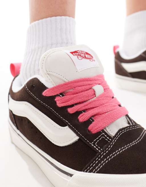 Vans - Knu Skool - Sneakers marroni e rosa