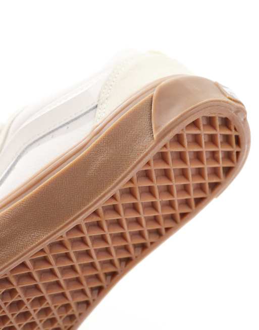 Vans - Knu Skool - Sneakers met rubberen zool in beige, 5 van 5