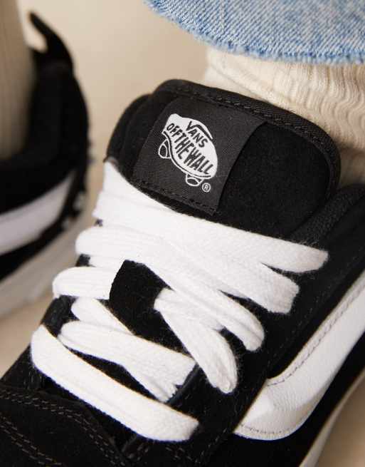 Vans Knu Skool sneakers with pearl detail in black, 3 of 5