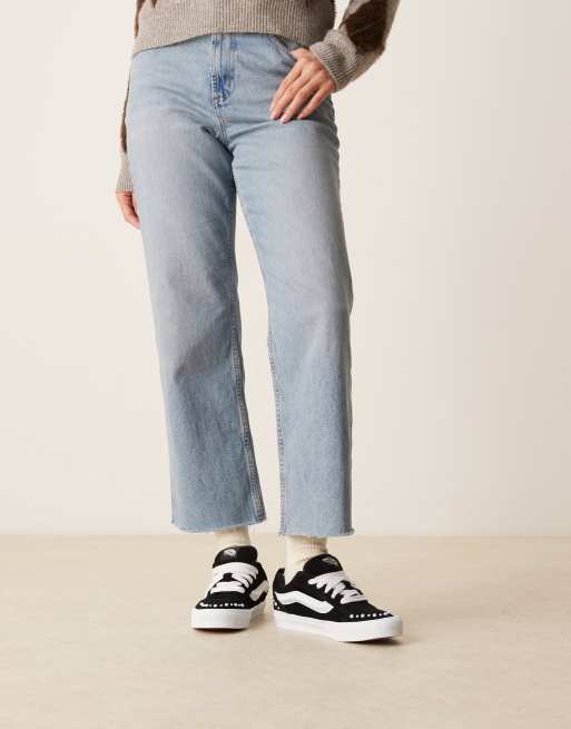 Vans Knu Skool sneakers with pearl detail in black, 5 of 5