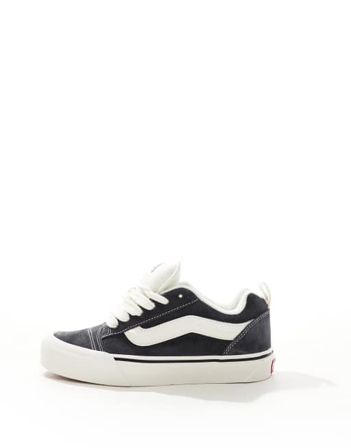 Vans Knu Skool sneakers with suede in gray | ASOS