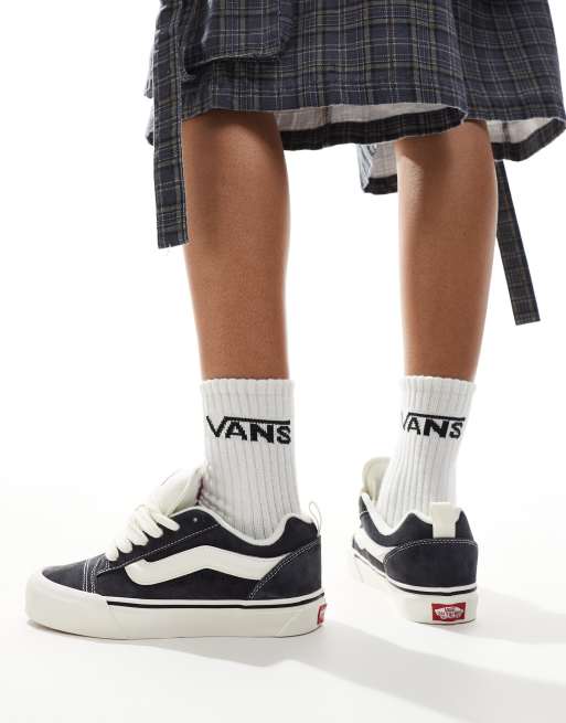 Vans Knu Skool sneakers with suede in gray, 5 of 5