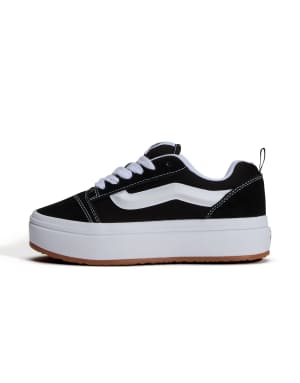 Vans Knu skool stacklite sneakers in black