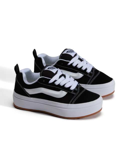 Vans Knu Skool Stacklite sneakers in zwart, 2 van 4