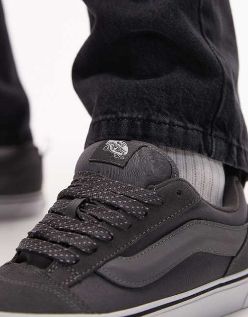 Vans Knu Skool trainers in grey reflective, 4 of 5