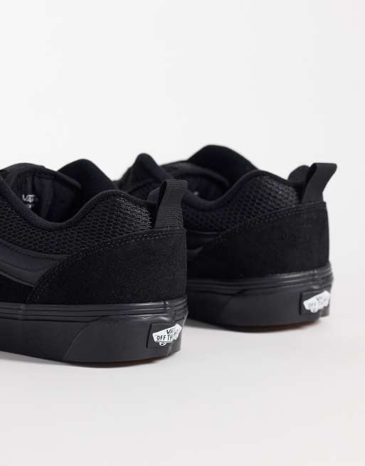 Vans – Knu Skool – Trippelsvarta, grova sneakers, 2 av 5