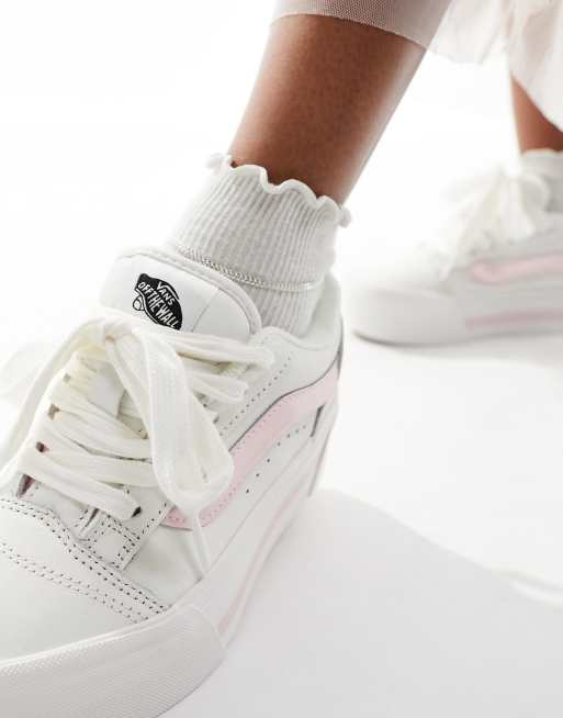 Vans - Knu Stack - Sneakers i hvid og pink, 3 af 5