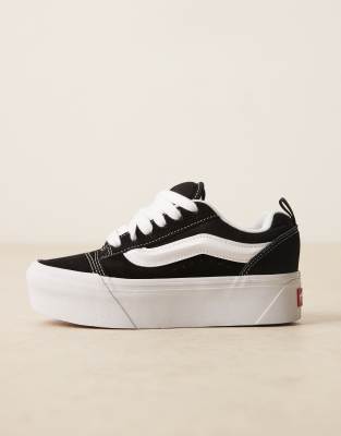 Vans Knu Stack Sneakers In Black