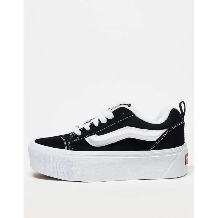 Vans nere 2024 suola alta