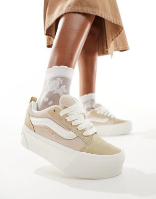  Knu Stack trainers in light tan