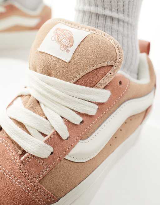 Vans Knu Stack trainers in peach