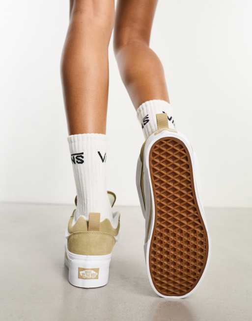 Vans old discount skool plateforme beige