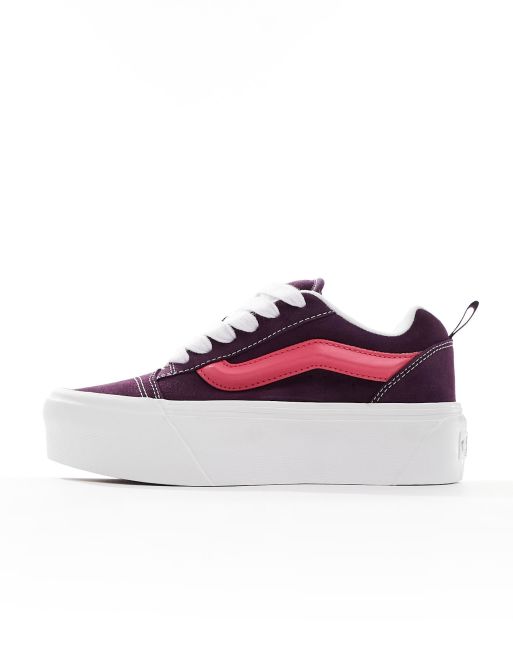 Pink and hotsell purple vans