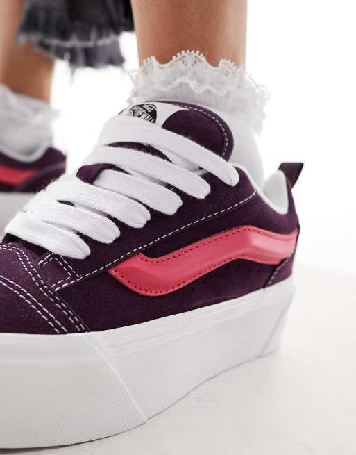 Pink and purple outlet vans