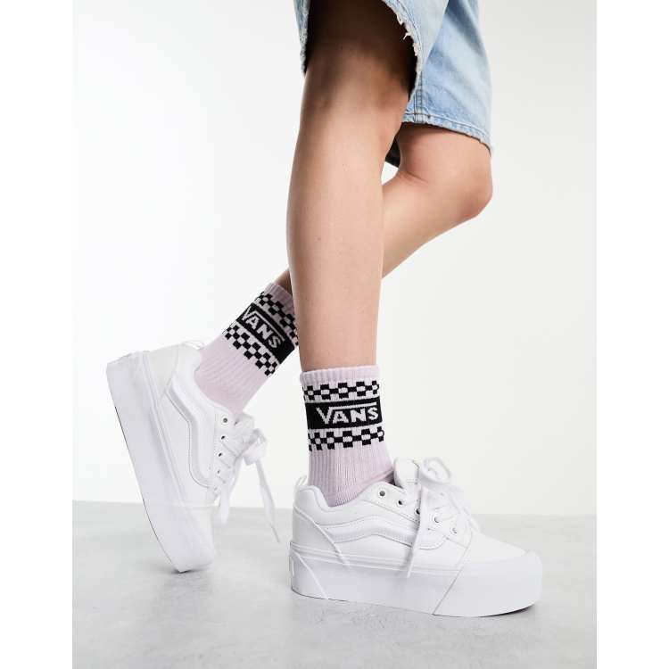 Vans womens platform outlet sneakers