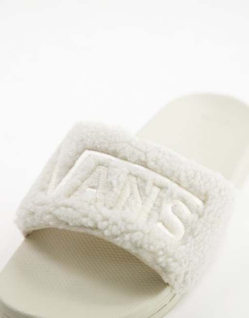 Vans shop sherpa slides