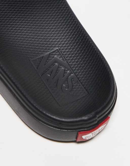 Vans – La Costa – Slider mit schwarzem Schachbrettmuster, 4 von 4
