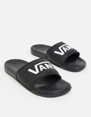 Vans La Costa sliders in black