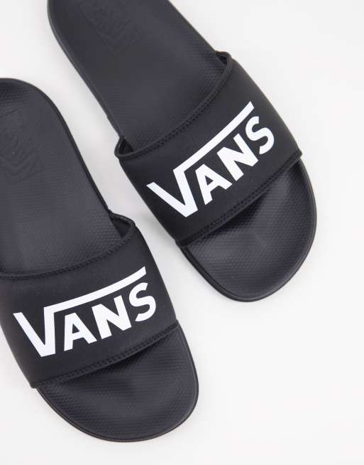 Vans La Costa slides in black | ASOS