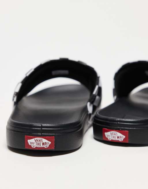 Vans - La Costa - Sorte sliders med skaktern, 2 af 4