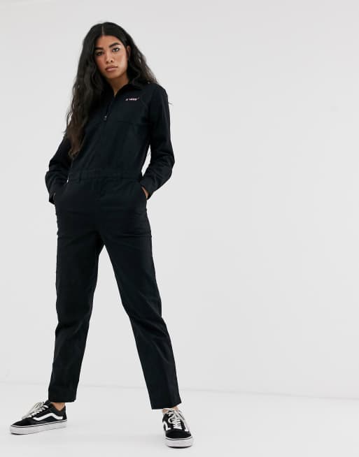 Vans Womens Checking In Black Body Suit: XL - Tallington Lakes