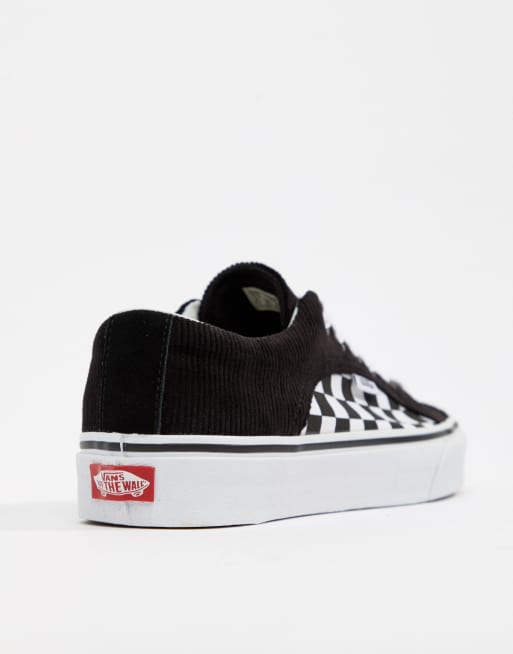 Vans - Lampin - Baskets en velours côtelé - Noir VA38FIU9C, 2 de 4