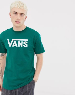 vans shirt green