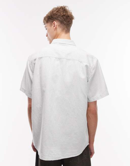 Vans - Lawson - Camicia azzurra a righe, 3 di 5