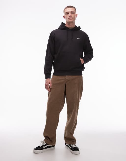 Vans - Left Chest - Felpa classica nera con cappuccio e logo, 2 di 5