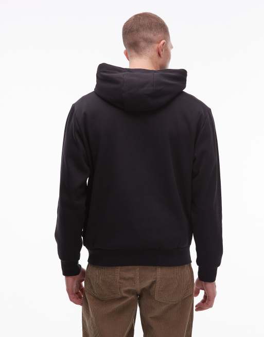 Vans - Left Chest - Felpa classica nera con cappuccio e logo, 3 di 5