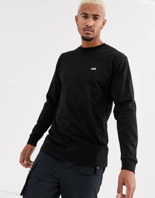 vans black long sleeve top