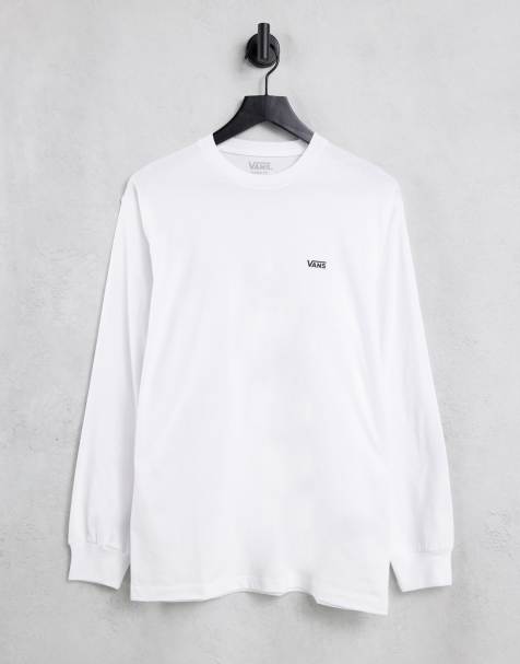 Vans – Left Chest Hit – Vit t-shirt med långa ärmar - view 1