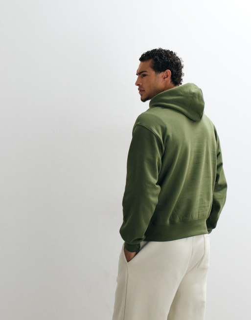 Vans Left Chest II hættetrøje med pullover i grøn, 4 af 5