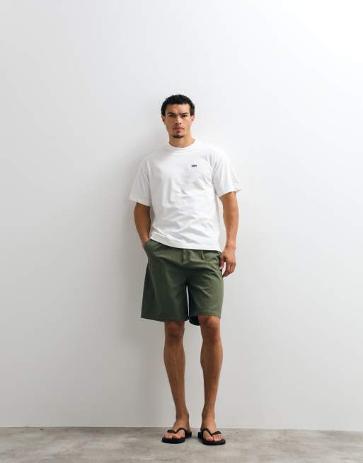 Vans Left Chest II lockeres T-Shirt in Weiß, 3 von 5