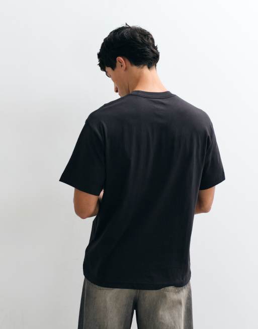 Vans Left Chest II los T-shirt in zwart, 3 van 5