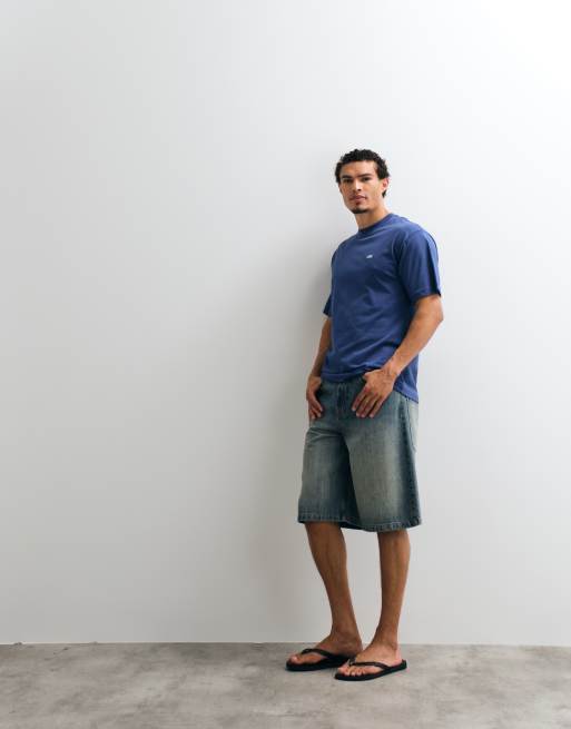Vans Left Chest II løs T-shirt i navy, 4 af 5