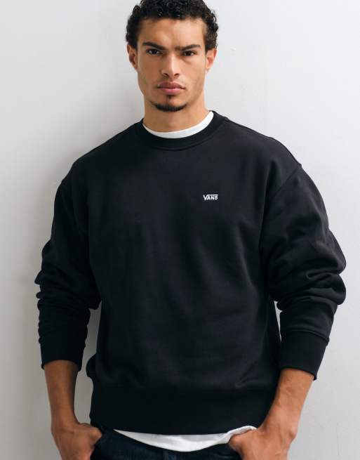 Vans Left Chest II sweatshirt med rund hals i sort, 2 af 5