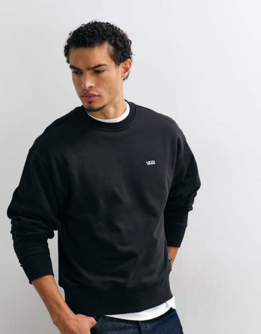 Vans Left Chest II sweatshirt med rund halsringning i svart, 5 av 5