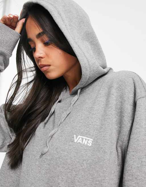 Grey vans hoodie womens online