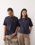 [Vans] Vans left chest logo oversized fit t-shirt in dark navy L NAVY