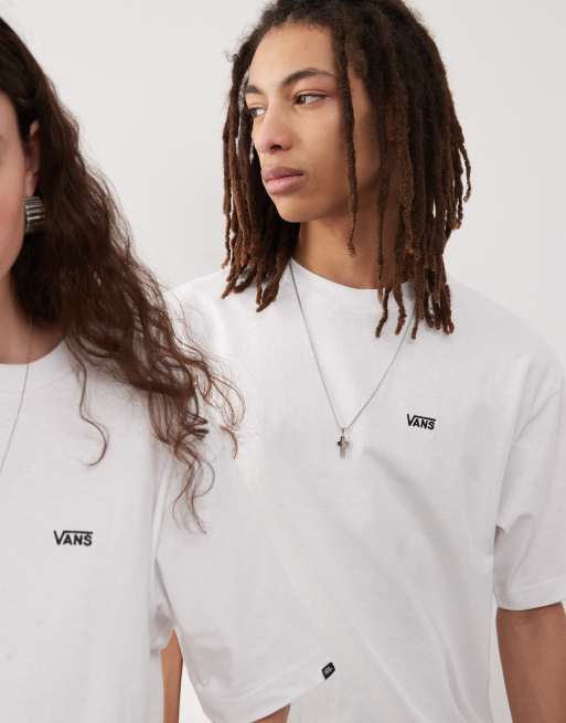 Vans left chest logo oversized fit t-shirt in white - WHITE, 2 of 4
