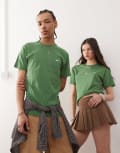 [Vans] Vans left chest logo regular fit t-shirt in green 2XL GREEN