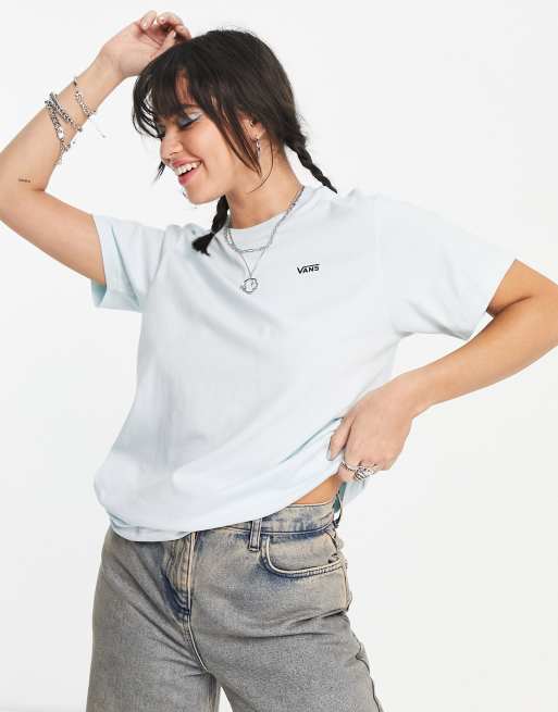 Vans Left Chest Logo t-shirt in blue 