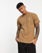 Vans colourblock t-shirt in black and green | ASOS