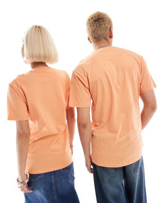 Vans left chest logo t-shirt in burnt orange, 2 of 4