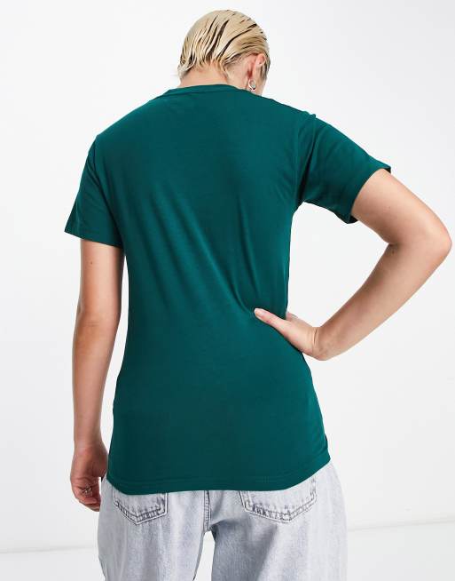 Vans left chest logo t-shirt in green | ASOS